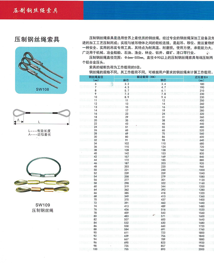 壓制鋼絲繩 001